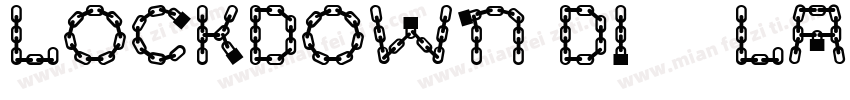Lockdown Display字体转换